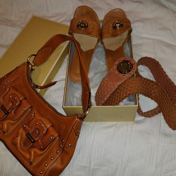 Authentic leather Michael Kors Belt